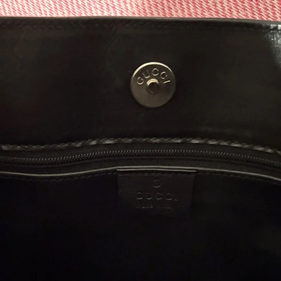 Gucci Jackie VTG Black Leather Hobo bag - Picture 13 of 16